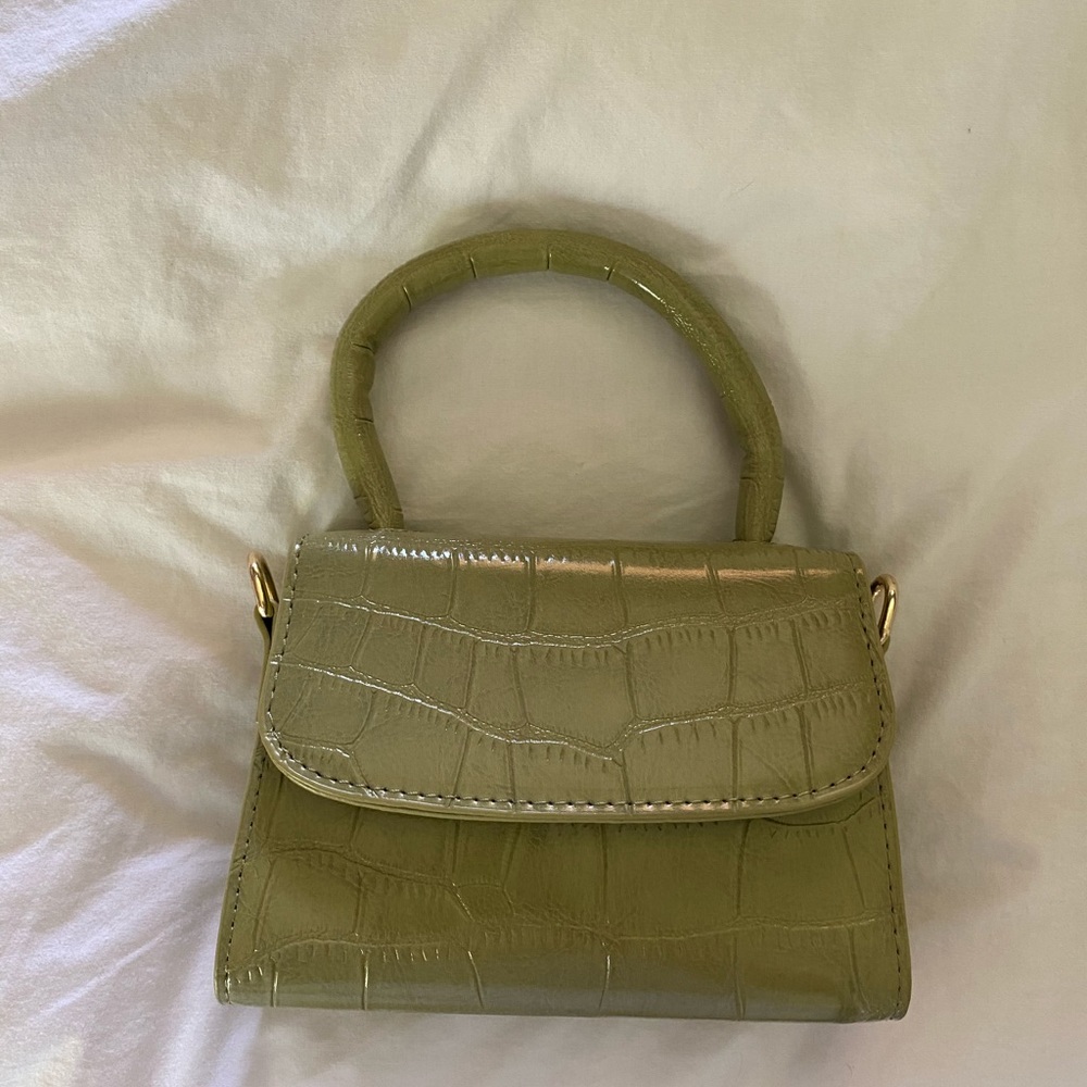 Princess Polly green purse